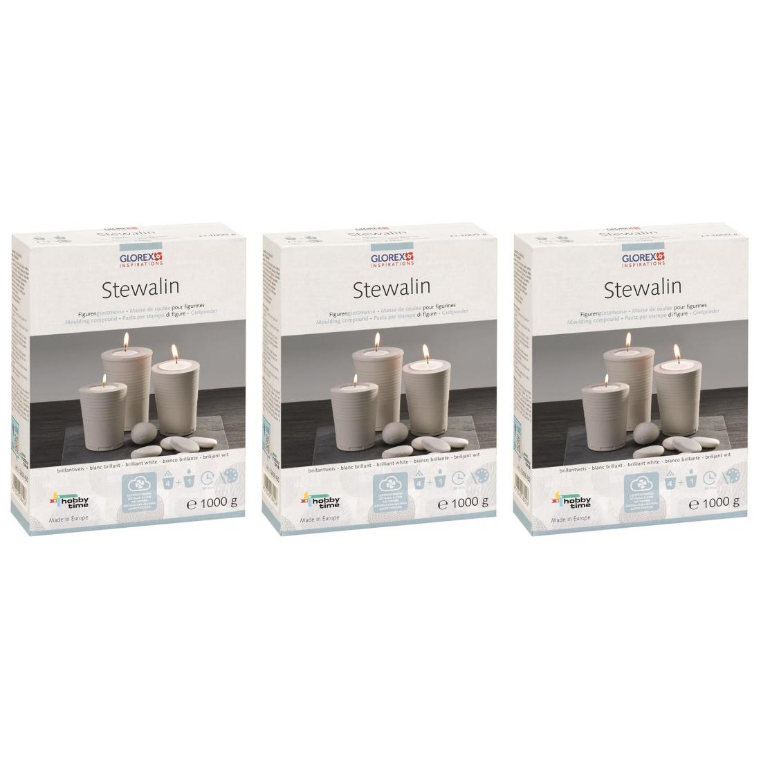 Stewalin weiss - Größe: 3 x 1kg Box