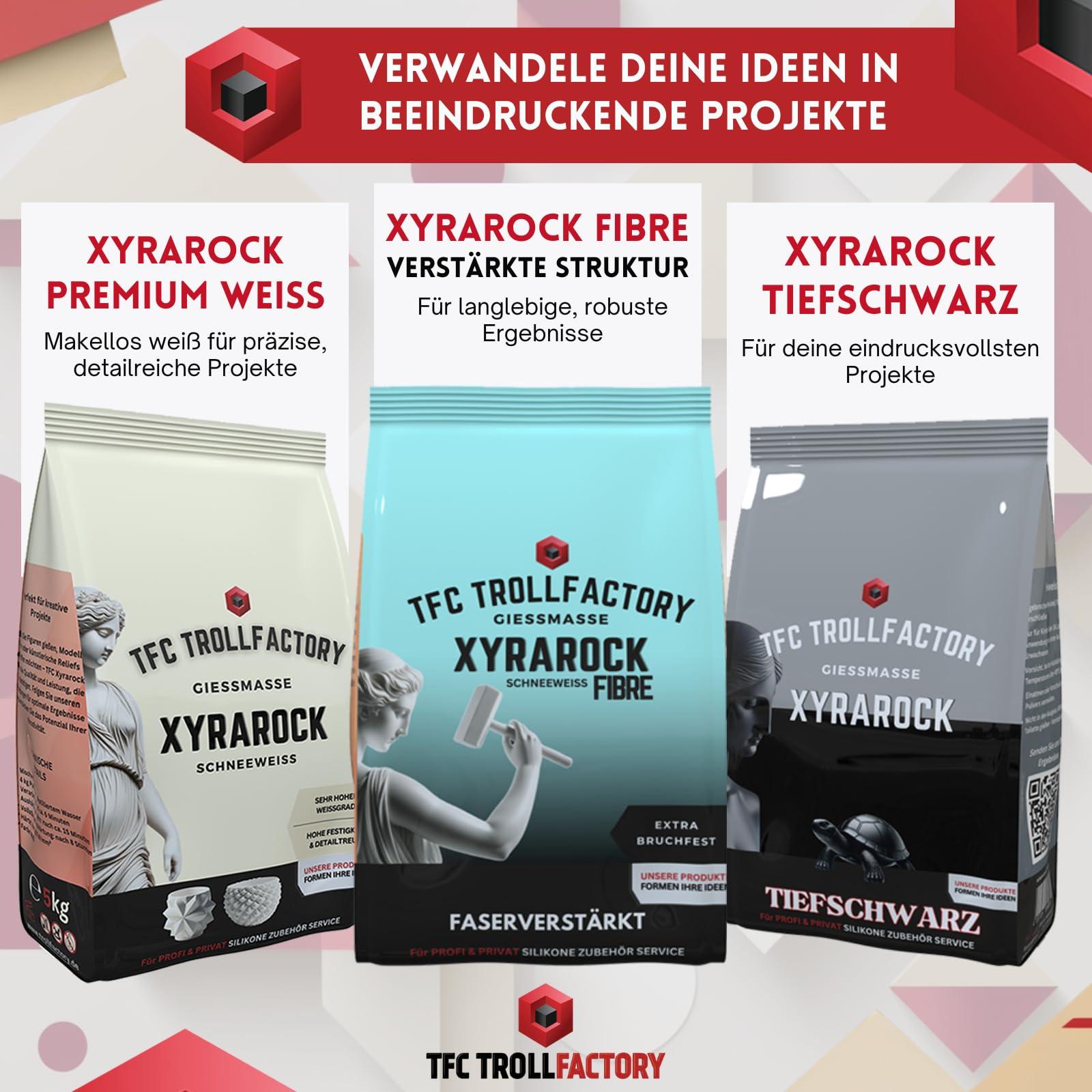 TFC Xyrarock PREMIUM Giessmasse 4:1 brilliantweiss - Größe: 4 x 5 kg