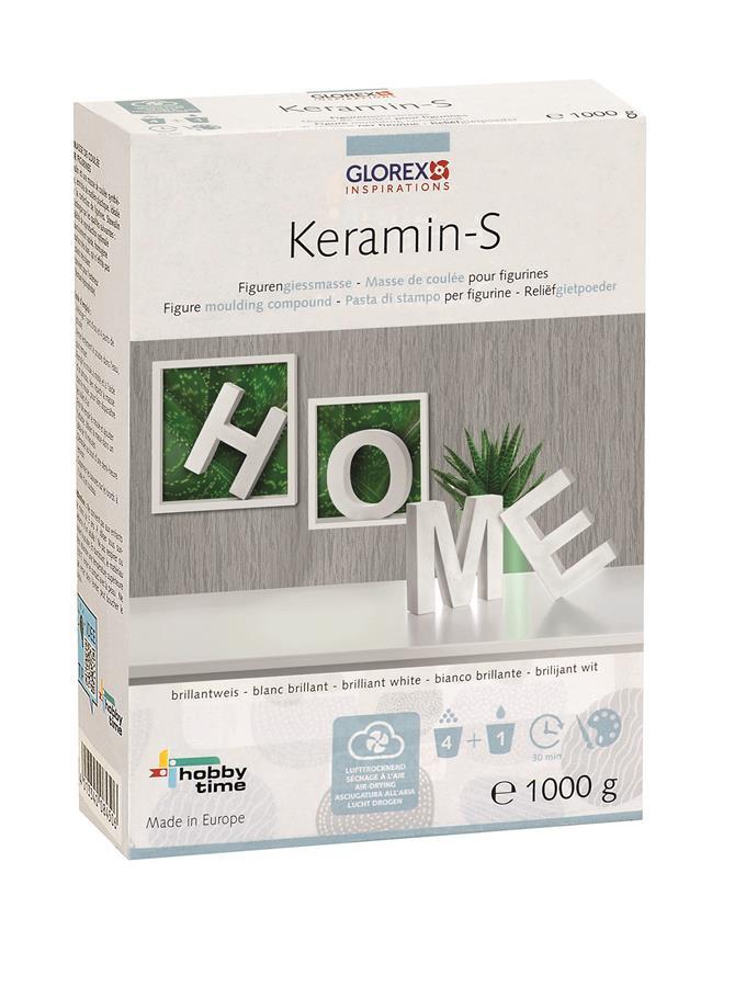 Keramin-S Wetterfest schneeweiss - Größe: 3 x 1kg Packung