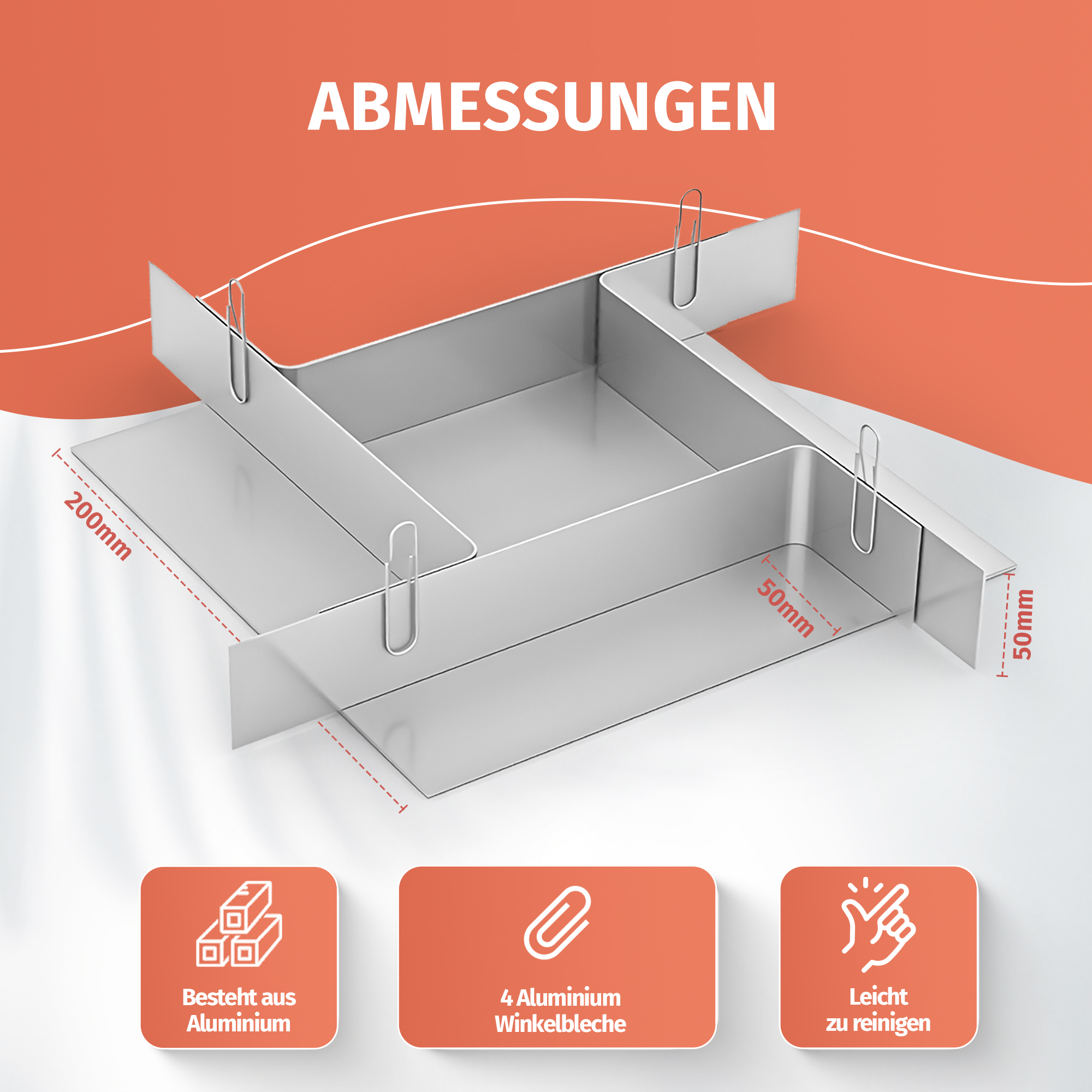 TFZ Formenrahmen SET  ALU Formbaurahmen Giesskasten Rahmen Formenbau 50mm