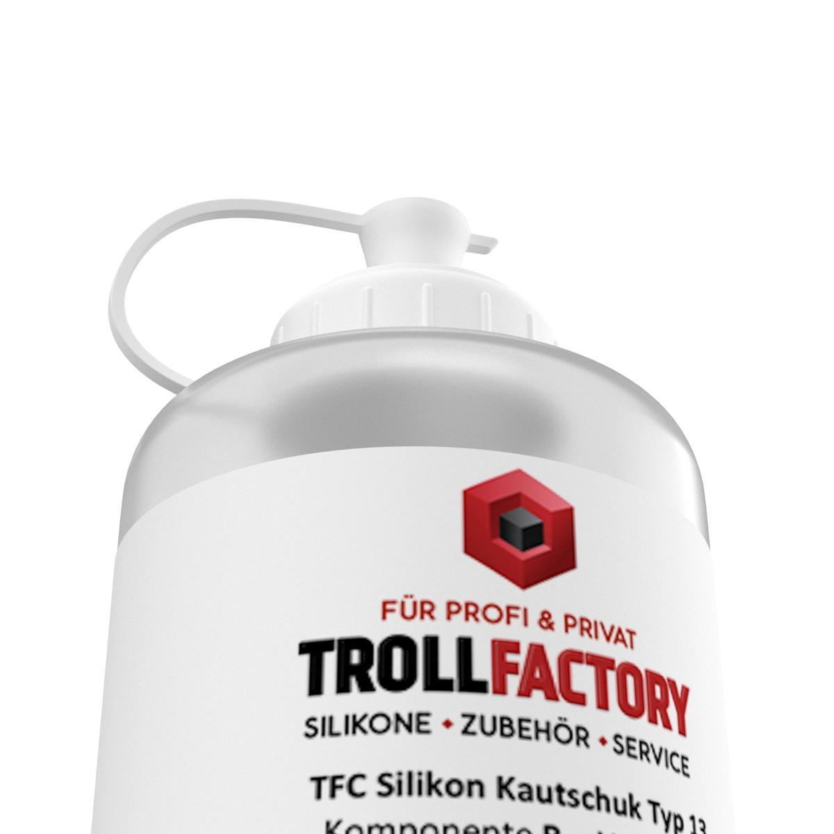 TFC Silikon Kautschuk Typ 13 transluzent Shore 00 1:1 super weich soft