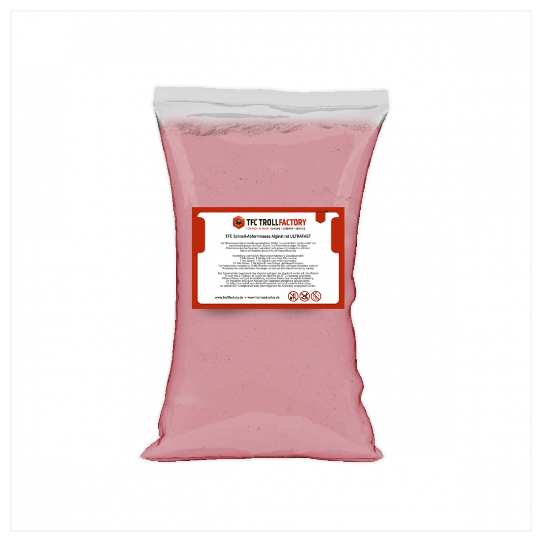 TFC Alginat Abformmasse rot ultrafast 2 Minuten TFC Alginat Abformmasse rot ultrafast 2 Minuten