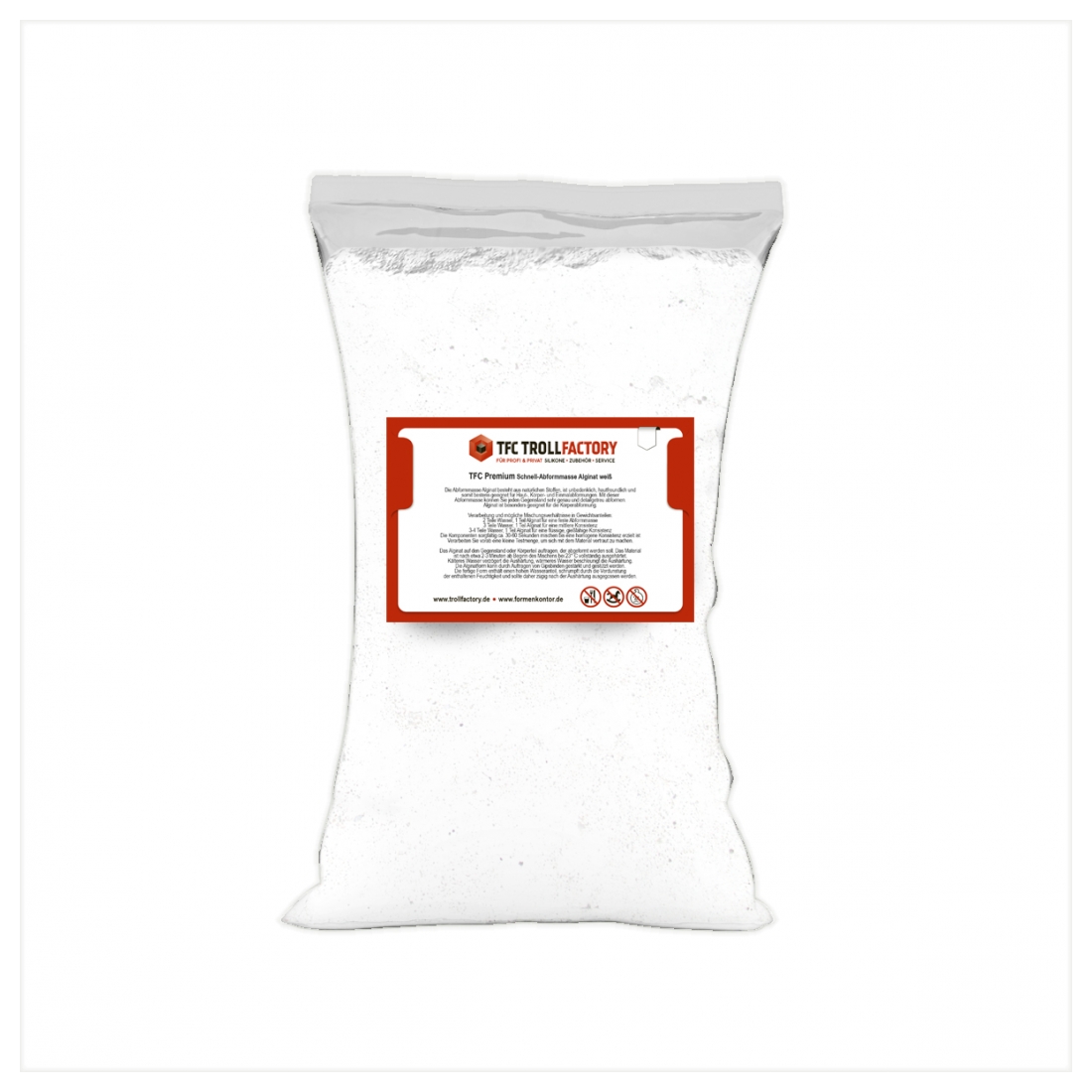 TFC Alginat PREMIUM Abformmasse weiss 9-11 Minuten TFC Alginat PREMIUM Abformmasse weiss 9-11 Minuten