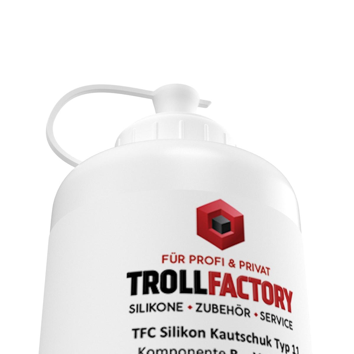 TFC Silikon Kautschuk Typ 11 weißlich-neutral Shore 22